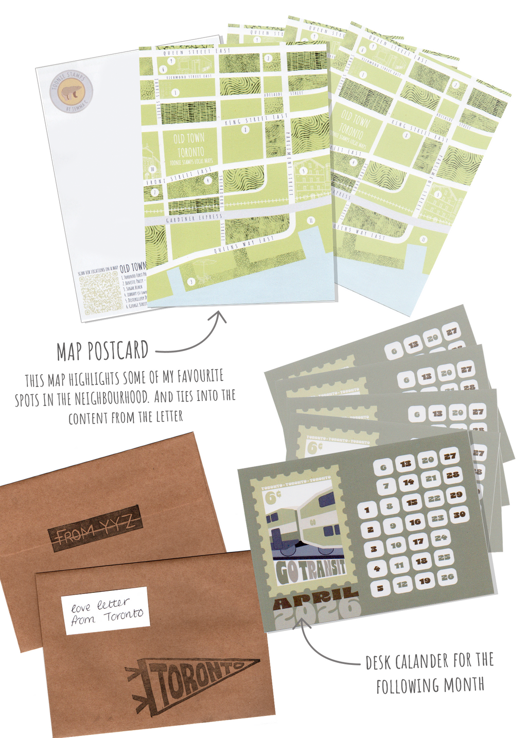 New Love Letters from Toronto - Monthly Mail Club - March