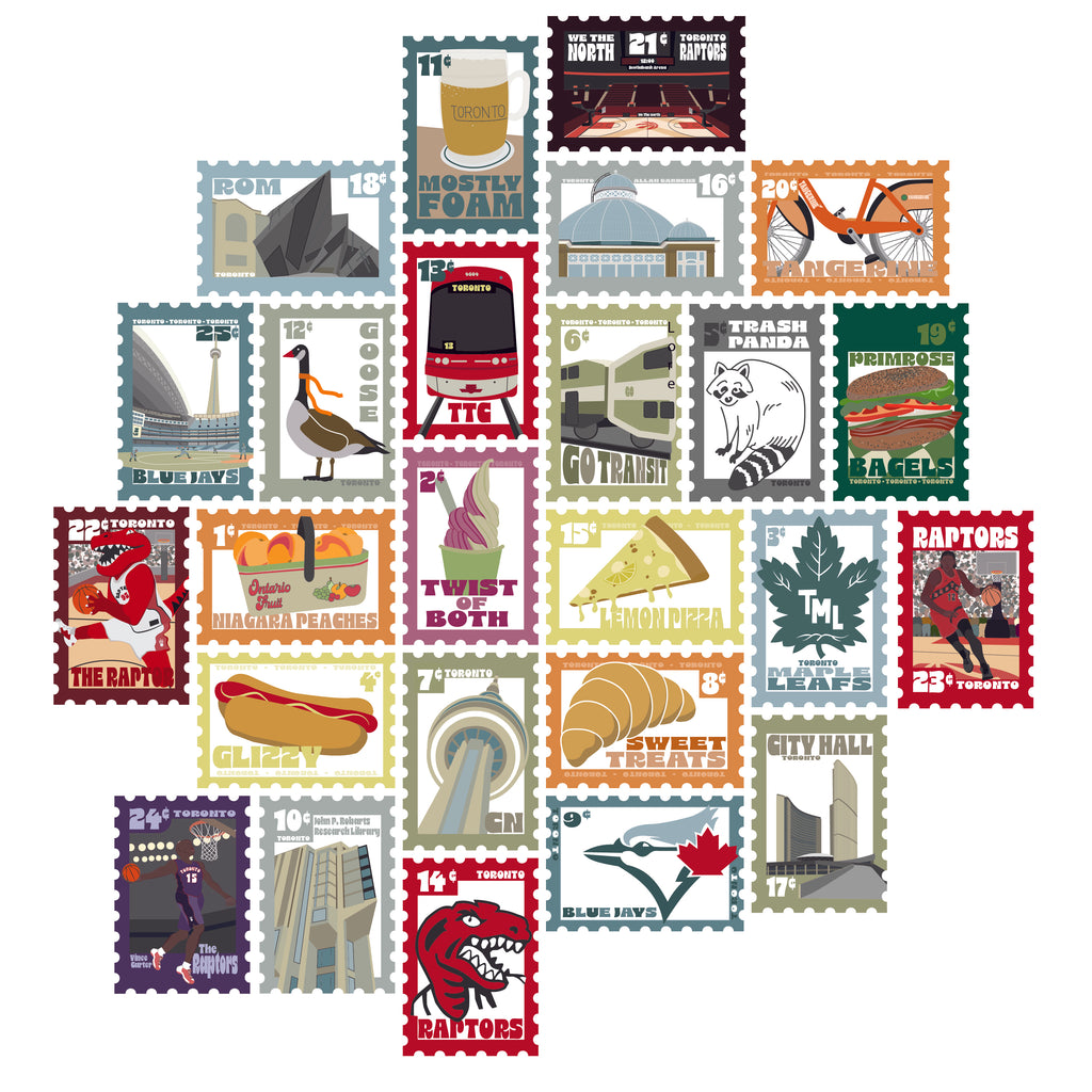 Toonie Stamp Mini Prints