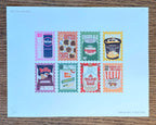 Limited Edition Canadian Snacks Print
