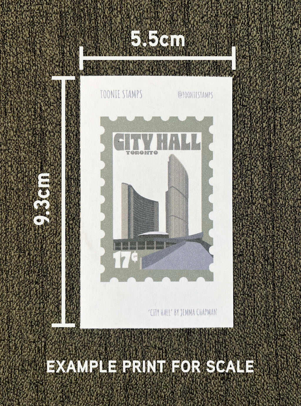 Toonie Stamp Mini Prints