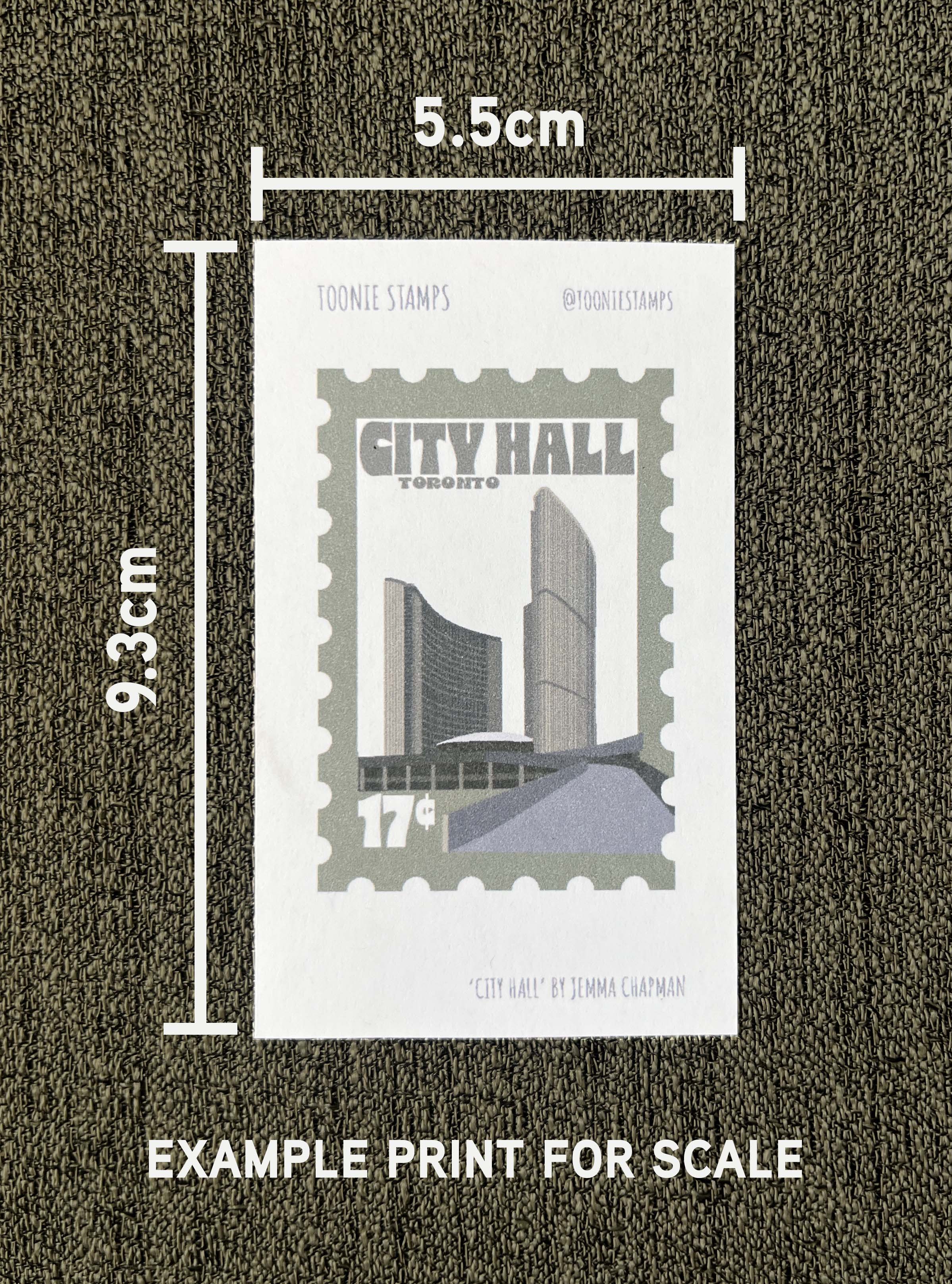 Toonie Stamp Mini Prints